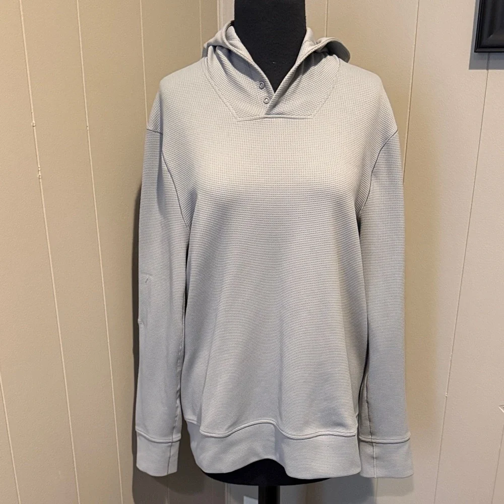 Lululemon Athletica Women’s Light Gray Pullover Knit Hoodie